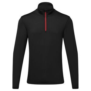 TriDri Mens Athletic Top / Black/Red